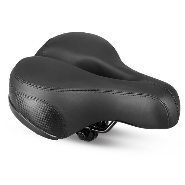 Breathable Bike Saddle Foam Padded Comfort Soft  Cushioned Seat Pad Black